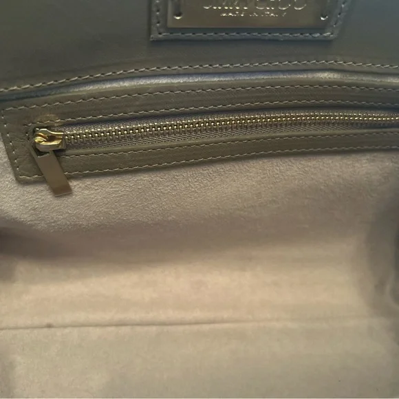 Jimmy Choo Riley Small Star Studs Leather Handbag - Picture 8 of 9